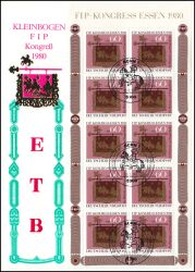 1980  Kongeß des Internationalen Philatelistenverbandes FIP