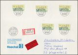 1981  Automatenmarken mit Ersttagsstempel