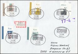 1989  Freimarken Sehenswürdigkeiten aus Bogen