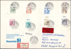 1977  Freimarken Burgen & Schlösser aus Bogen