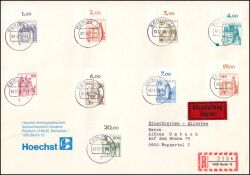 1977  Freimarken Burgen & Schlösser aus Bogen