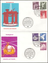 1975  Freimarken: Industrie & Technik kompl.