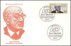 1977  Ernennung von Jean Monnet zum Ehrenbrger Europas