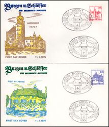 1978/79  Freimarken: Burgen & Schlösser