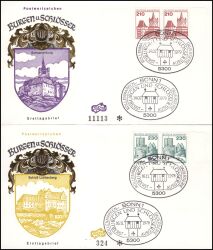 1978/79  Freimarken: Burgen & Schlsser aus Bogen