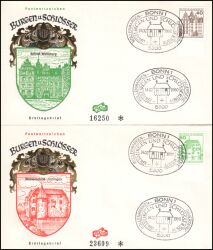 1980  Freimarken: Burgen & Schlösser aus Bogen