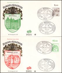 1980  Freimarken: Burgen & Schlösser aus Bogen