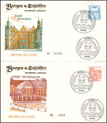 1982  Freimarken: Burgen & Schlsser aus Bogen