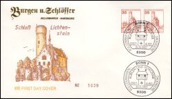 1982  Freimarken: Burgen & Schlsser aus Bogen