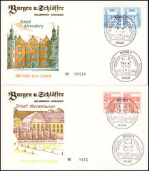 1982  Freimarken: Burgen & Schlösser aus Bogen