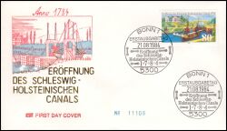 1984  Eröffnung des Schleswig-Holsteinischen Canals