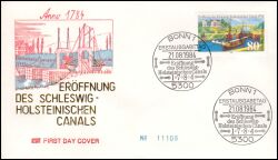 1984  Erffnung des Schleswig-Holsteinischen Canals