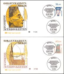 1988  Freimarken: Sehenswürdigkeiten aus Bogen