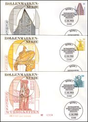 1988  Freimarken: Sehenswürdigkeiten aus Bogen