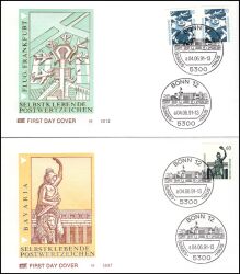 1991  Freimarken: Sehenswürdigkeiten aus Markenheftchen