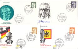 1971/72  Freimarken: Gustav Heinemann