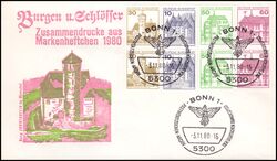 1980  Freimarken: Burgen & Schlösser aus MH - 1. Verwendungstag