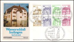 1980  Freimarken: Burgen & Schlösser aus MH - 1. Verwendungstag