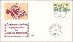 1982  Automatenmarken - Standardsatz VS 2 - Berchtesgaden