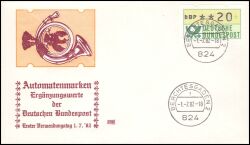 1982  Automatenmarken - Standardsatz VS 2 - Berchtesgaden