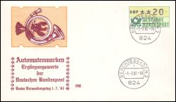 1982  Automatenmarken - Standardsatz VS 2 - Berchtesgaden