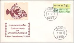 1982  Automatenmarken - Standardsatz VS 2 - Bonn 1