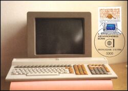 1984  Maximumkarte - Archivkongreß Bonn