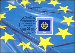 1984  Maximumkarte - Europaisches Parlament