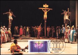 1984  Maximumkarte - Passionsspiele Oberammergau