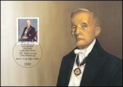 1983  Maximumkarte - Otto Warburg
