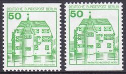 1980  Freimarken: Burgen & Schlösser aus MH