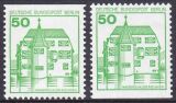 1980  Freimarken: Burgen & Schlösser aus MH