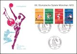 1972  Olympische Sommerspiele 1972 in München - Block