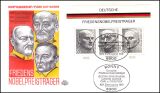 1975  Deutsche Friedensnobelpreisträger - Blockausgabe