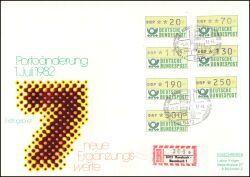 1982  Automatenmarken - Ergnzungswerte VS 2