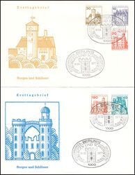 1977  Freimarken: Burgen & Schlösser - komplett
