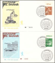 1982  Freimarken: Industrie & Technik