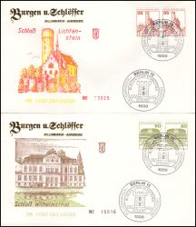 1982  Freimarken: Burgen & Schlösser aus Bogen