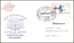 1983  Chicagofahrt des Luftschiffs LZ 127 "Graf Zeppelin"