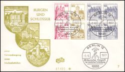 1977  Freimarken: Burgen & Schlösser - 1. Verwendungstag