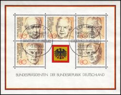 1982  Bundesprsidenten der BRD - Block