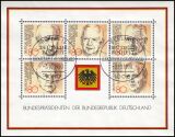 1982  Bundespräsidenten der BRD - Block