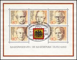 1982  Bundespräsidenten der BRD - Block