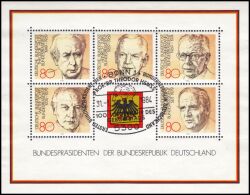 1982  Bundesprsidenten der BRD - Block