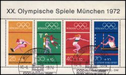 1972  Olympische Sommerspiele in München - Block