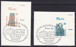 1989  Freimarken: Sehenswürdigkeiten aus Bogen