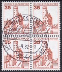 1982  Freimarken: Burgen & Schlösser aus Bogen
