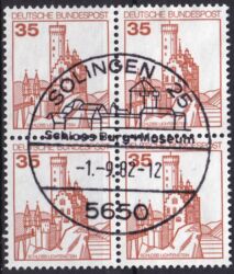 1982  Freimarken: Burgen & Schlösser aus Bogen