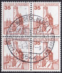 1982  Freimarken: Burgen & Schlösser aus Bogen