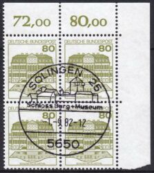 1982  Freimarken: Burgen & Schlösser aus Bogen